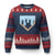 Baseball Ice Cream Dripping Ugly Christmas Sweater Home Plate Drip - Wonder Print Shop