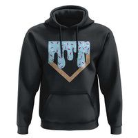 Baseball Ice Cream Dripping Hoodie Home Plate Drip