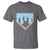 Baseball Ice Cream Dripping T Shirt Home Plate Drip
