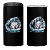 Baseball Drip Sprinkles Ice Cream 4 in 1 Can Cooler Tumbler Ball and Glove Dripping