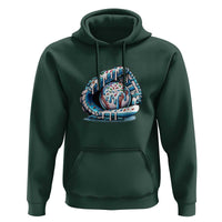 Baseball Drip Sprinkles Ice Cream Hoodie Ball and Glove Dripping