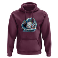 Baseball Drip Sprinkles Ice Cream Hoodie Ball and Glove Dripping