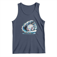 Baseball Drip Sprinkles Ice Cream Tank Top Ball and Glove Dripping