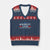 Are We Great Yet I Just Feel Embarrassed V-Neck Knit Sweater Vest Political Satire Stars and Stripes - Wonder Print Shop