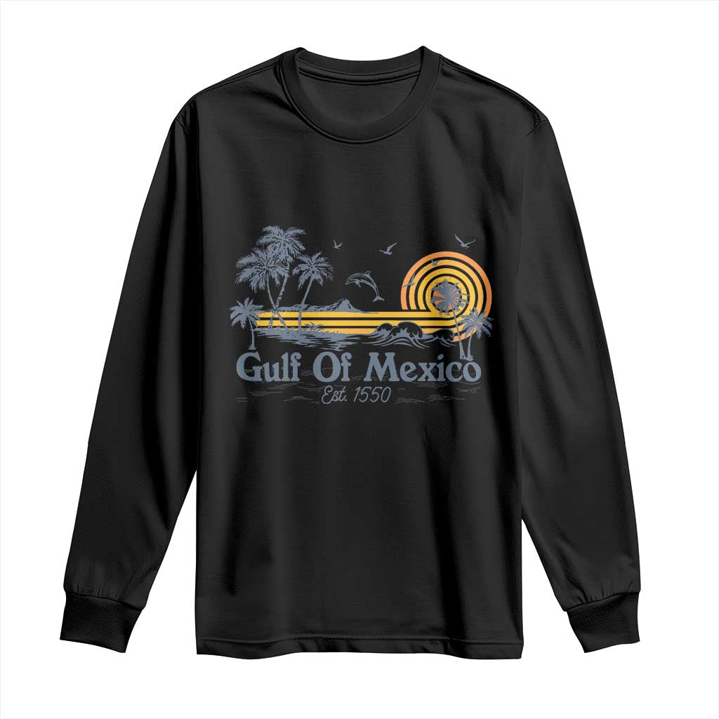 Vintage Gulf of Mexico Est 1550 Long Sleeve Shirt Golfo De Mexico
