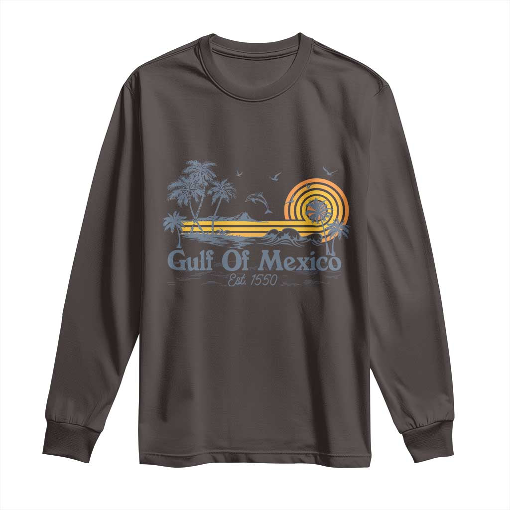 Vintage Gulf of Mexico Est 1550 Long Sleeve Shirt Golfo De Mexico