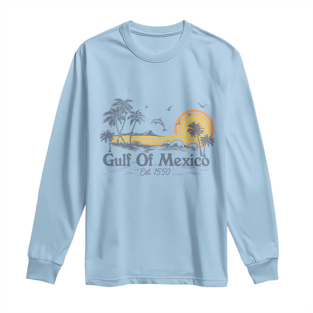 Vintage Gulf of Mexico Est 1550 Long Sleeve Shirt Golfo De Mexico