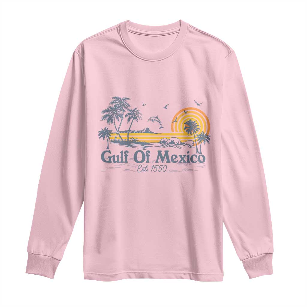 Vintage Gulf of Mexico Est 1550 Long Sleeve Shirt Golfo De Mexico