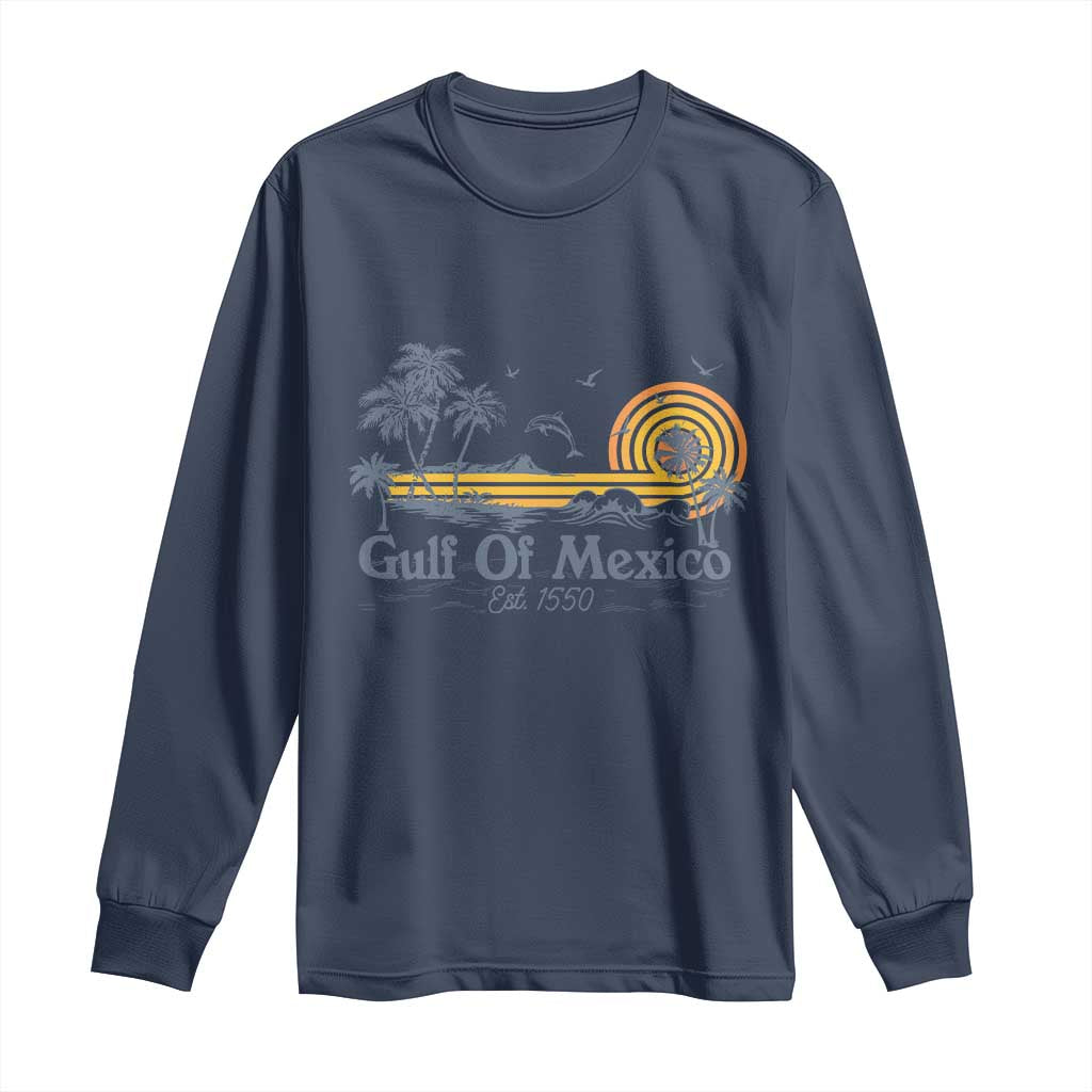 Vintage Gulf of Mexico Est 1550 Long Sleeve Shirt Golfo De Mexico