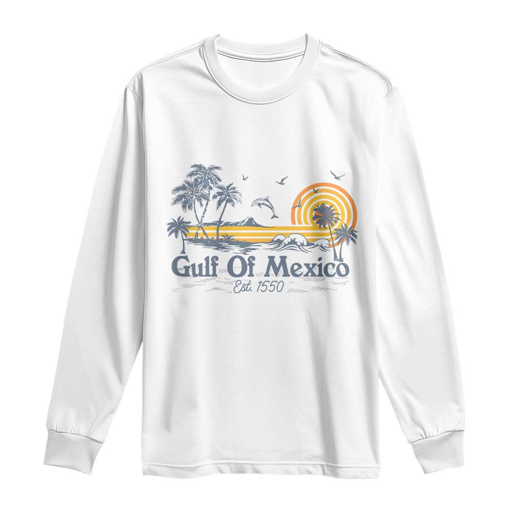 Vintage Gulf of Mexico Est 1550 Long Sleeve Shirt Golfo De Mexico