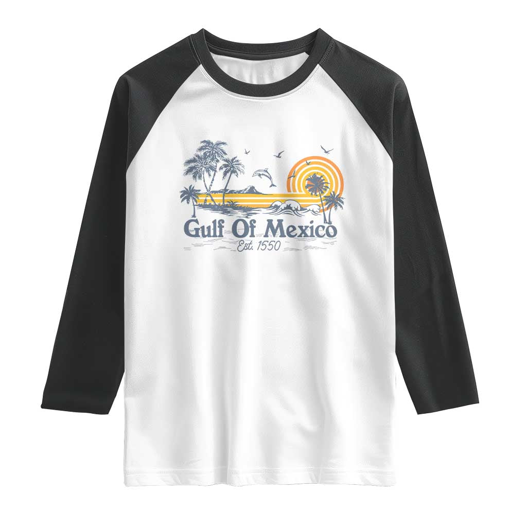 Vintage Gulf of Mexico Est 1550 Raglan Shirt Golfo De Mexico