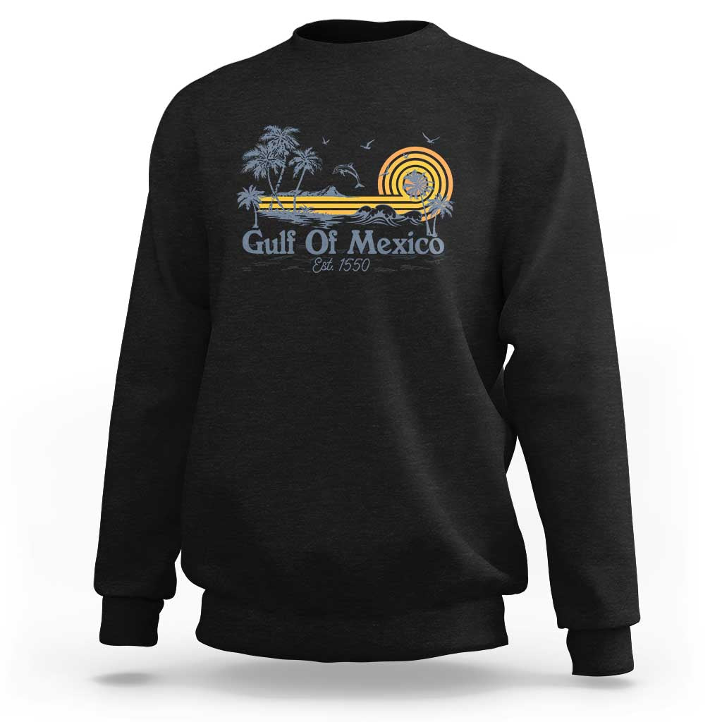Vintage Gulf of Mexico Est 1550 Sweatshirt Golfo De Mexico
