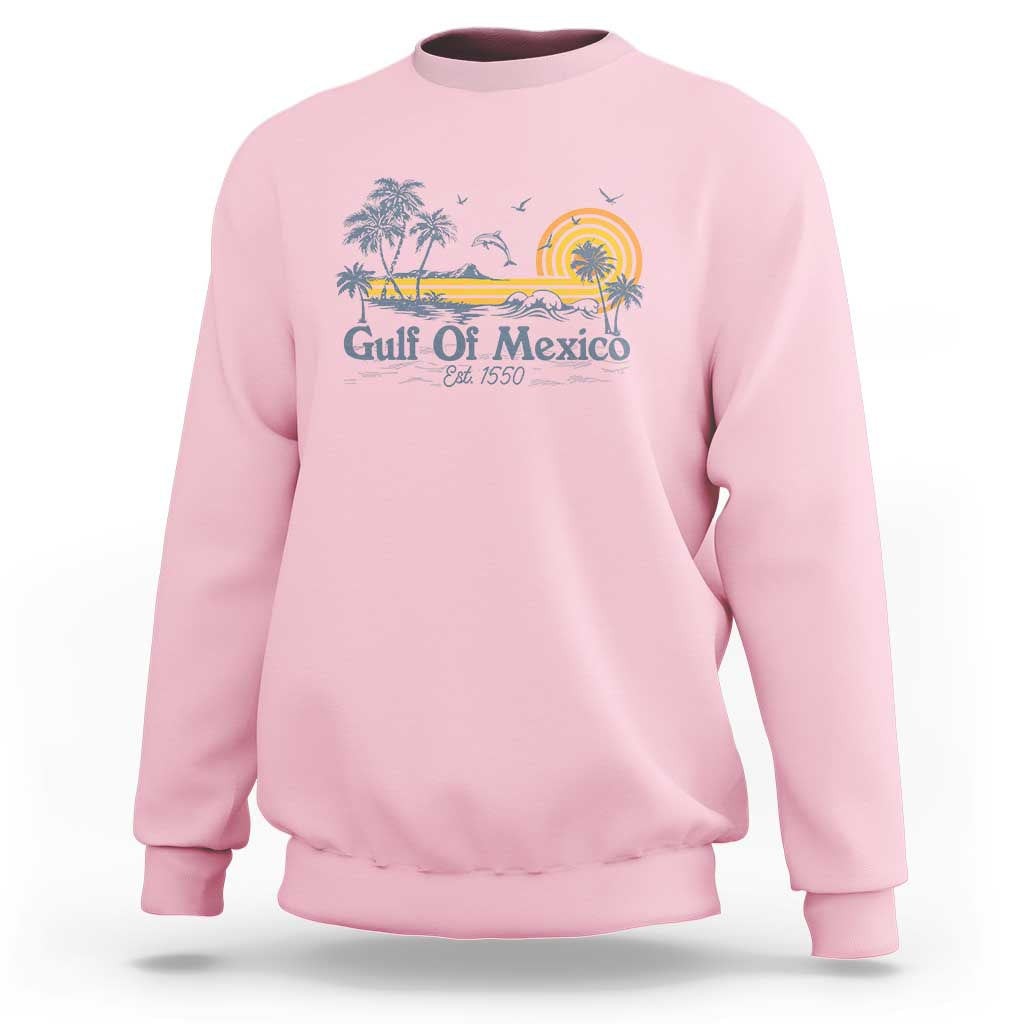 Vintage Gulf of Mexico Est 1550 Sweatshirt Golfo De Mexico