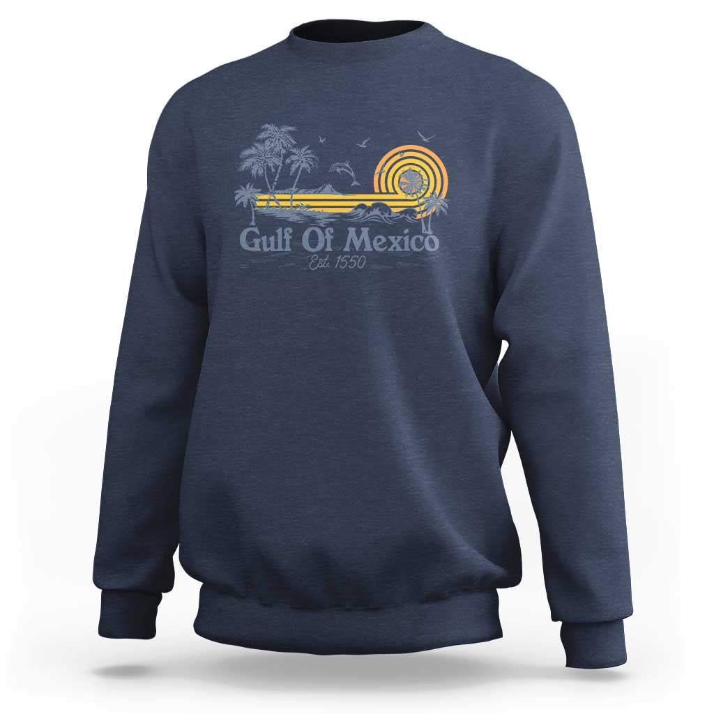 Vintage Gulf of Mexico Est 1550 Sweatshirt Golfo De Mexico