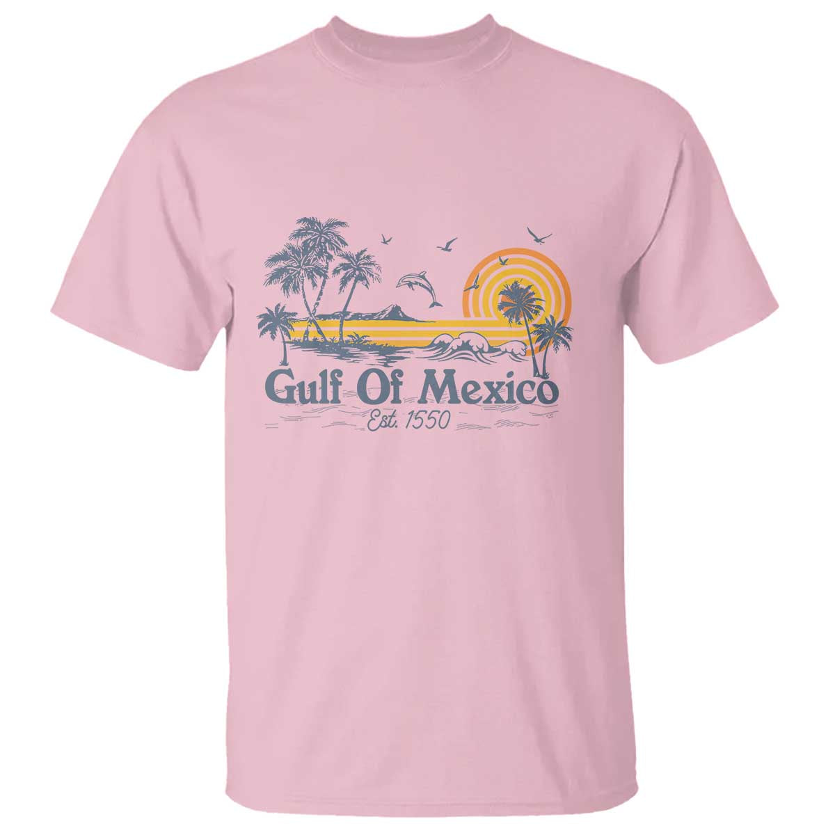 Vintage Gulf of Mexico Est 1550 T Shirt Golfo De Mexico