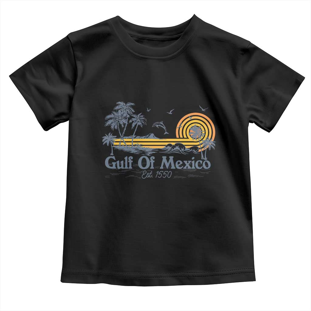 Vintage Gulf of Mexico Est 1550 Toddler T Shirt Golfo De Mexico