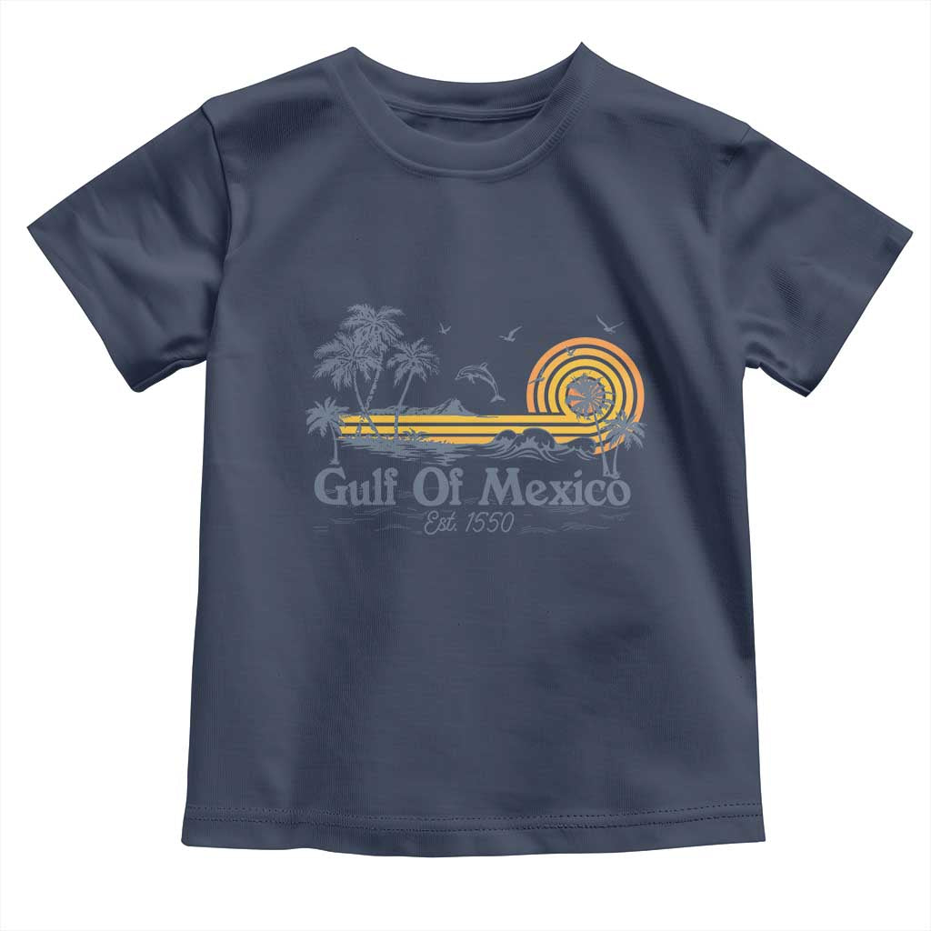 Vintage Gulf of Mexico Est 1550 Toddler T Shirt Golfo De Mexico