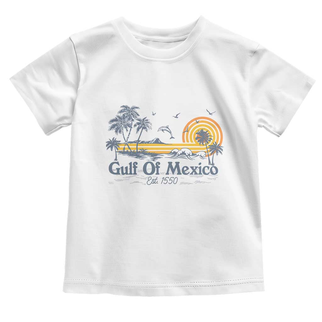 Vintage Gulf of Mexico Est 1550 Toddler T Shirt Golfo De Mexico