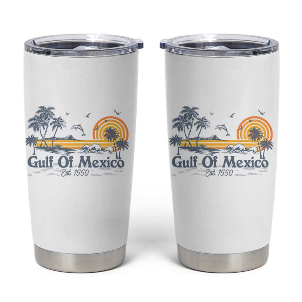 Vintage Gulf of Mexico Est 1550 Tumbler Cup Golfo De Mexico