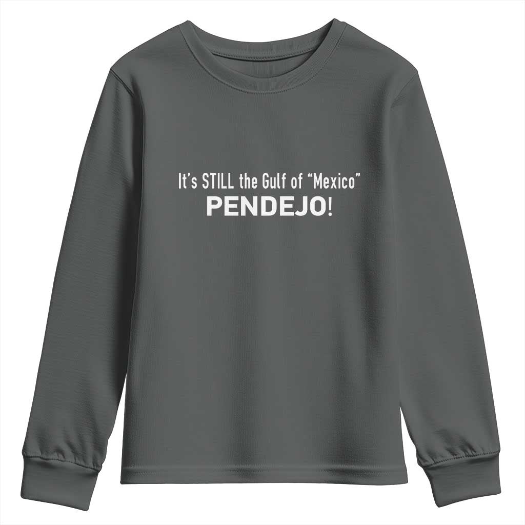 It's Still The Gulf Of Mexico Pendejo Youth Sweatshirt Golfo De Mexico