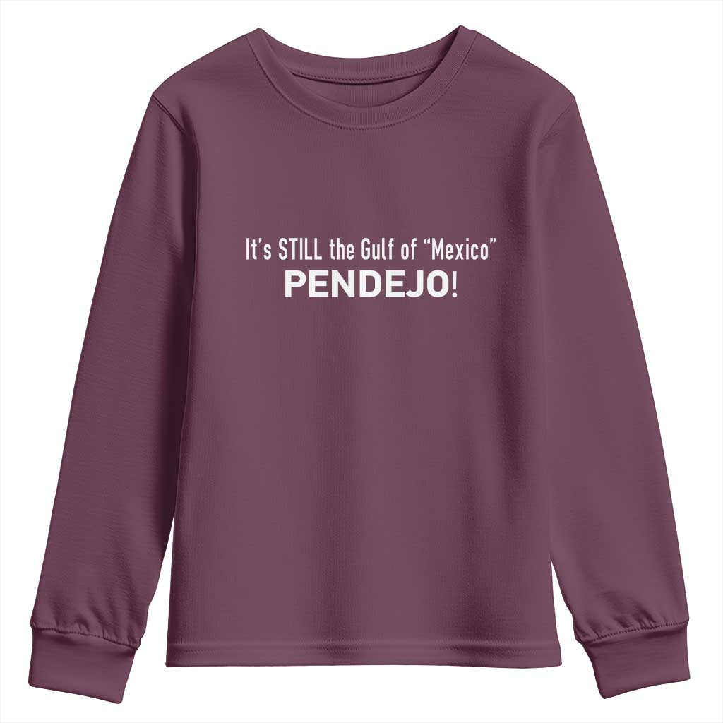 It's Still The Gulf Of Mexico Pendejo Youth Sweatshirt Golfo De Mexico