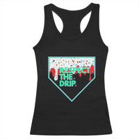 Baseball Home Plate Dripping Ice Cream Racerback Tank Top Respect The Drip Social Club Sprinkles