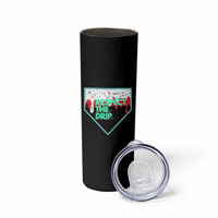 Baseball Home Plate Dripping Ice Cream Skinny Tumbler Respect The Drip Social Club Sprinkles