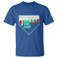 Baseball Home Plate Dripping Ice Cream T Shirt Respect The Drip Social Club Sprinkles