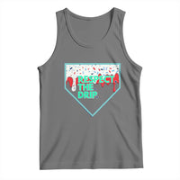 Baseball Home Plate Dripping Ice Cream Tank Top Respect The Drip Social Club Sprinkles