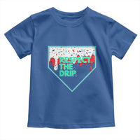 Baseball Home Plate Dripping Ice Cream Toddler T Shirt Respect The Drip Social Club Sprinkles