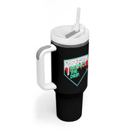 Baseball Home Plate Dripping Ice Cream Tumbler With Handle Respect The Drip Social Club Sprinkles