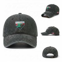 Baseball Home Plate Dripping Ice Cream Washed Cotton Baseball Cap Respect The Drip Social Club Sprinkles