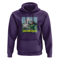 Funny Leprechaun Hold Your Horse Hoodie Unicorn St Patrick's Day