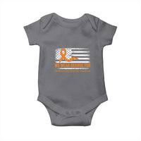 Developmental Disability Awareness Baby Onesie US American Flag We Wear Orange