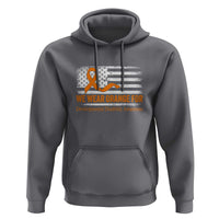 Developmental Disability Awareness Hoodie US American Flag We Wear Orange
