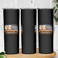 Developmental Disability Awareness Skinny Tumbler US American Flag We Wear Orange