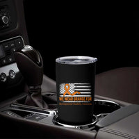 Developmental Disability Awareness Tumbler Cup US American Flag We Wear Orange