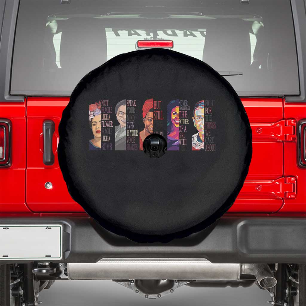 Well Behaved Women Rarely Make History Spare Tire Cover Feminist Empowered Women