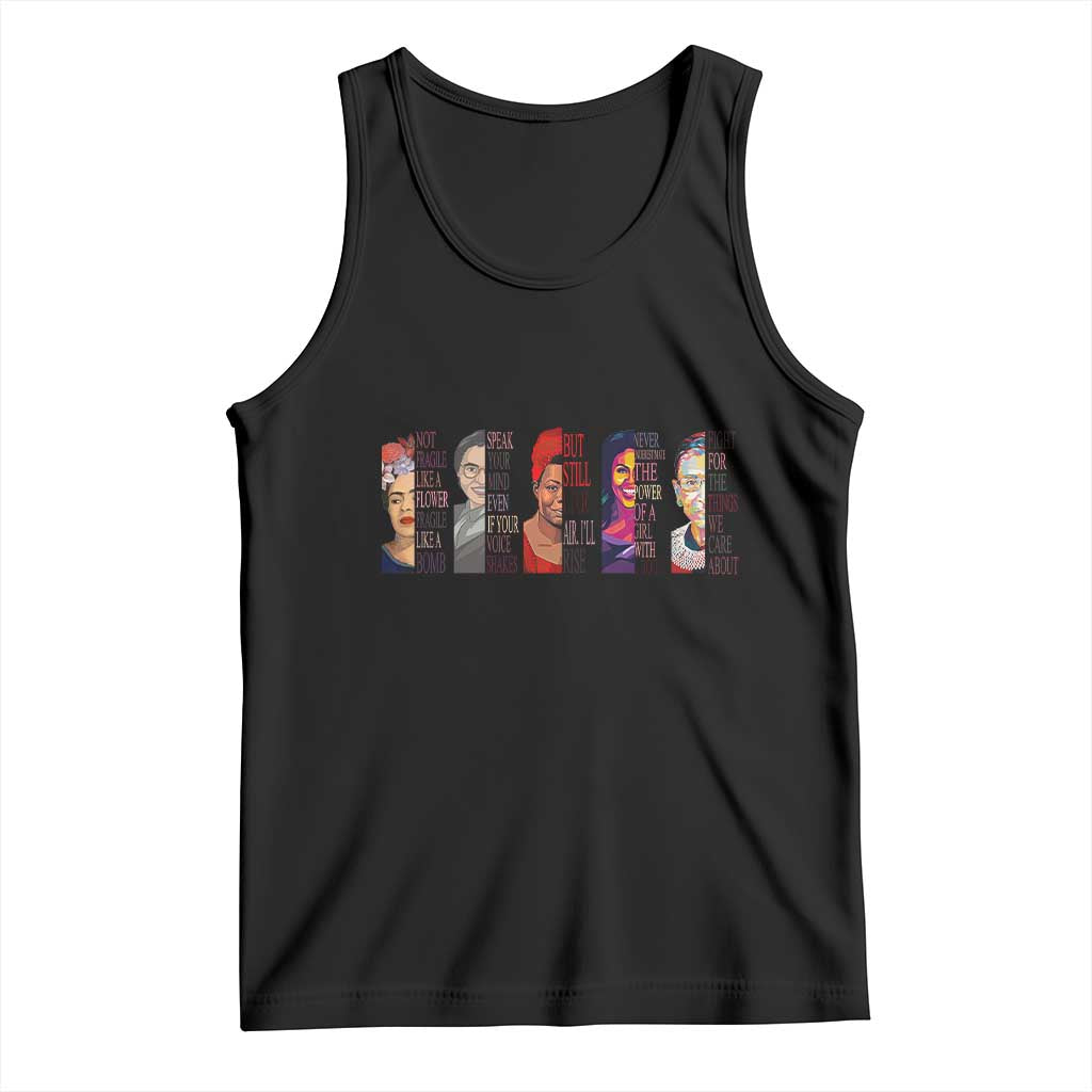 Well Behaved Women Rarely Make History Tank Top Feminist Empowered Women
