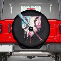Baseball Home Plate Drip With Sprinkles Spare Tire Cover
