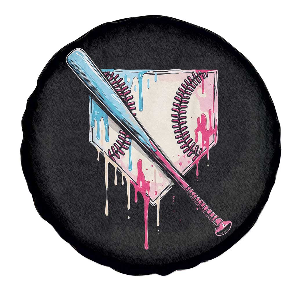 Baseball Home Plate Drip With Sprinkles Spare Tire Cover
