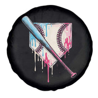 Baseball Home Plate Drip With Sprinkles Spare Tire Cover
