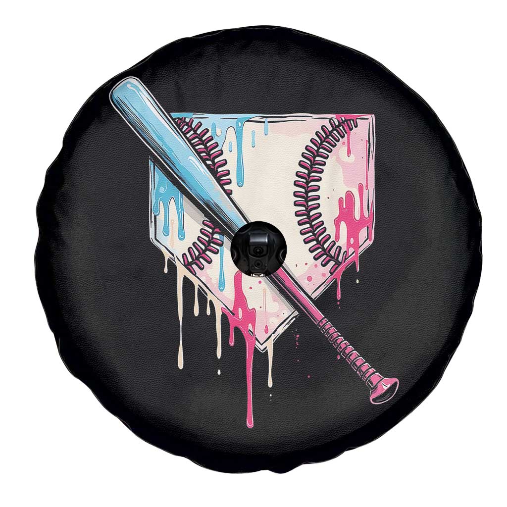 Baseball Home Plate Drip With Sprinkles Spare Tire Cover