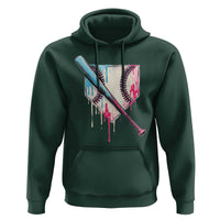 Baseball Home Plate Drip With Sprinkles Hoodie