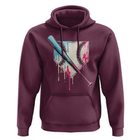 Baseball Home Plate Drip With Sprinkles Hoodie