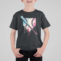 Baseball Home Plate Drip With Sprinkles T Shirt For Kid