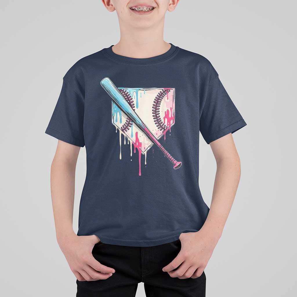 Baseball Home Plate Drip With Sprinkles T Shirt For Kid