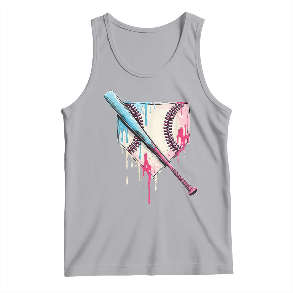 Baseball Home Plate Drip With Sprinkles Tank Top