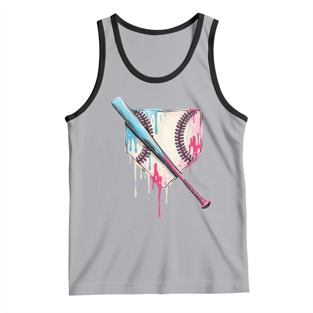 Baseball Home Plate Drip With Sprinkles Tank Top