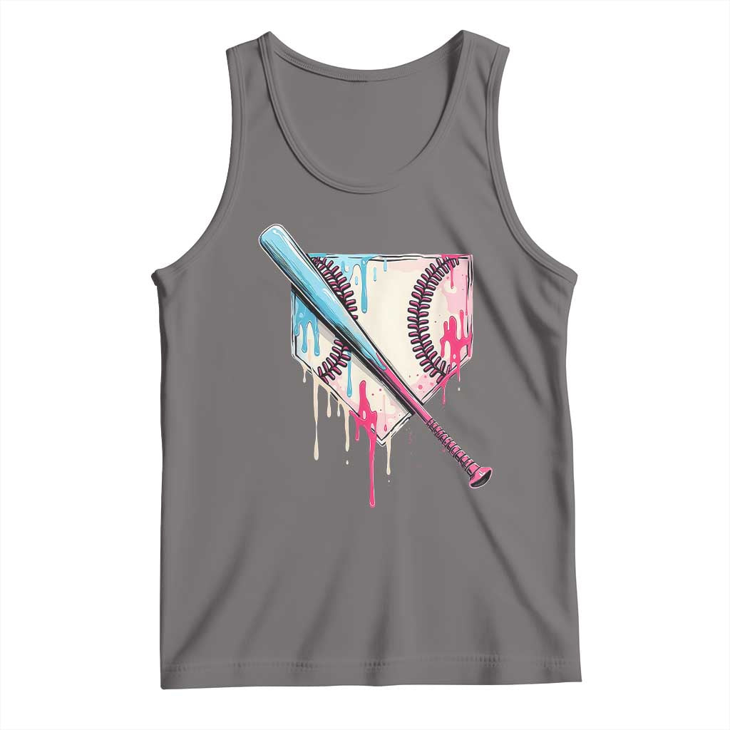 Baseball Home Plate Drip With Sprinkles Tank Top